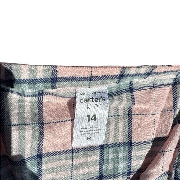 Carter's Pink and Gray Plaid Dress - Picture 7 of 10